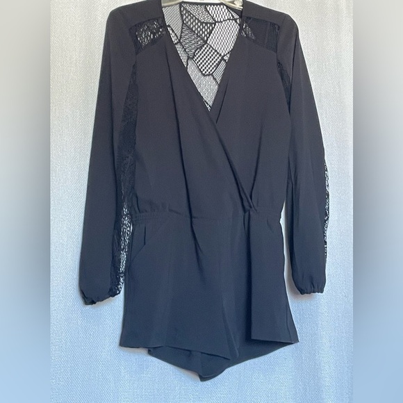 Parker black lace romper - Picture 2 of 6